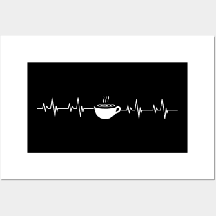 Coffee Heartbeat Posters and Art